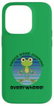 Coque pour iPhone 14 Pro Les grenouilles de pesach de Pâque pour enfants sautaient partout mignonnes