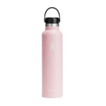 HYDRO FLASK - Standard Mouth - Gourde Isotherme 709 ml (24 oz) - Bouteille Inox à Isolation Sous Vide - Bouchon Antifuite et Revêtement par Poudre - Sans BPA - Ouverture Standard - Trillium