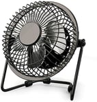 4 Inch High Velocity Metal Construction FAN High Quality Desk Fan  -Black