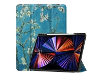 CoreParts - Vikbart fodral för surfplatta - tri-fold caster, built-in S Pen holder, auto-wake function - termoplastisk polyuretan (TPU) - blossom style - 12.9 - för Apple 12.9-inch iPad Pro