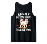 Easily Distracted By Turkish Vans Cat Tank Top