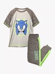 Brand Threads Kids' Sonic Jogger Set, Grey