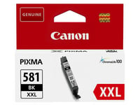 Canon CLI-581BK XXL - XXL-størrelse - svart - original - blekkbeholder - for PIXMA TS6250  TS6251  TS6350  TS6351  TS8250  TS8251  TS8252  TS9155 