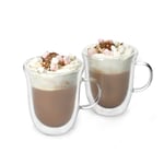 La Cafetiere Double Walled Hot Chocolate Mug Set Of 2