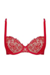 32D BRA LACE MESH UK RED ULTIMO BNWT RRP £36 LIBRA CUT & SEW