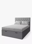 Koti Home Eden Upholstered Ottoman Storage Bed, King Size