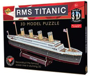 Cheatwell Games - BYO 3D Titanic - 3D Puzzles For Kids & Adults - Model Kit To Build - Gift For Children and Adults - 43 Pieces - Ages 8+