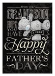 From Your Grandson Me to You Bear Fathers Day Grandad Gift Card