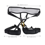 01) Safety Harness Half Body AntiFall Outdoors Rock Climbing High Altitude Rappe