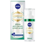 NIVEA Luminous630 Sérum Marques Post-Acné (1 x 30 ml), Sérum visage anti taches au Thiamidol & Acide Hyaluronique, Soin matifiant pour peaux à imperfections, crème hydratante visage