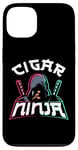 iPhone 13 Cigar Smoking Ninja Vintage Cigar Ninja Case