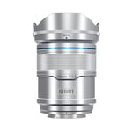 SIRUI Sniper Objectif autofocus 33 mm, objectif grand angle F1.2 APS-C pour A5 A6 A7 FX A9 ZV-E Series (monture E, argenté)