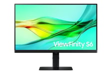 Samsung ViewFinity S6 S24D604UAU skärm - LED-bakgrundsbelysning - 24" - IPS - 5ms - QHD 2560x1440 vid 100Hz