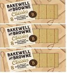 Bakewell & Browne All Butter Shortbread Fingers, Ideally Served with Coffee, Tea or Refreshing Milk. Hand Baked in The UK, Vegetarian Friendly & Palm Oil Free, Pack of 3