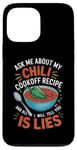 Coque pour iPhone 13 Pro Max Demandez-moi sur ma recette de cuisson au chili et tout ce que je vais vous dire