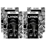 Lynx Mens Black Body Spray & Wash Duo Gift Set for Him, 4pk - One Size