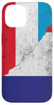 Coque pour iPhone 14 Drapeaux France & Luxembourg - Luxembourgeois français