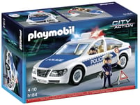 Playmobil 5184 - Voiture De Police Avec Lumières Clignotantes