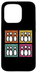 Coque pour iPhone 15 Pro Bowling Pins Pop Art Vintage Bowling Sports Lover