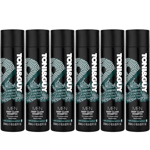 6 x 250ml Toni & Guy Men Deep Clean Shampoo With Charcoal Extract