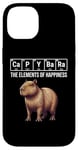 iPhone 14 Capybara The Elements Of Happiness Periodic Table Chemistry Case