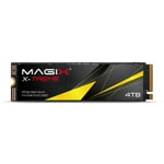 Magix SSD 4To M.2 PCIe Gen4x4 X-Treme, Vitesses de Lecture/écriture allant jusqu'à 7200/6800 Mo/s, NVMe 3D NAND
