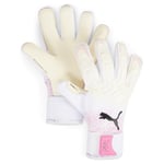 PUMA Future Pro Hybrid, Gants de Gardien Adultes Unisexes, PUMA White-Poison Pink-PUMA Black, 7-041924