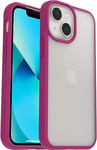 OtterBox iPhone 13 mini & iPhone 12 mini Prefix Series Case - PARTY PINK, ultra-thin, pocket-friendly, raised edges protect camera & screen, wireless charging compatible.