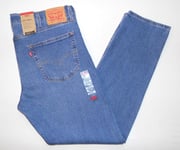 LEVI'S - Men's NEW 502 Regular Tapered Fit Jeans 38"W X 34"L Blue Stretch Denim