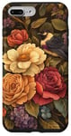 iPhone 7 Plus/8 Plus Vintage Victorian Era Inspired Rose & Violet Floral Design Case