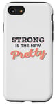 Coque pour iPhone SE (2020) / 7 / 8 Une femme forte est la nouvelle jolie