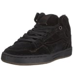 Vans Junior Skink Mid Skate Shoe Leather Suede Weather Pack Black VIPD1JO 2 UK