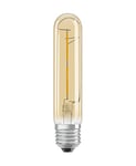 Osram Vintage Edition 1906 Ampoule LED à Filament - Culot E27 - Forme Tubular Or Ambrée - Blanc Chaud 2400K - 2,8W (Équivalent 20W)