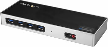 Station D'Accueil Double Écran 4K60Hz Displayport Et Hdmi - Dock Usb-C Et Usb-A - Dock Usb 3.0 Pour Pc Portables Usb-C/Usb-A - 6X Usb Type-A, Gbe - Usb 3.2 Gen 1 - Mac/Windows (Dk3[PCZ231426]