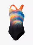 Speedo Kids' Digital Powerback Swimsuit, Multi