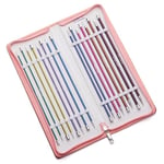 KnitPro Single-Pointed Knitting Needle Set - Zing (40cm) - 2.50-6.00mm