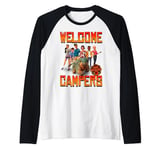 Jurassic World: Camp Cretaceous Welcome Campers Group Raglan Baseball Tee