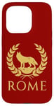 Coque pour iPhone 15 Pro Rome Romulus et Remus Loup Symbole Histoire romaine antique