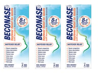 Beconase Hayfever Relief Congestion Adult Nasal Spray 3 pack x 100 sprays