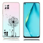 Huawei Deco P40 Lite / Nova 6 SE kuoret - Voikukka Läpinäkyvä