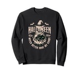 Spooky Halloween Witch Spell Design Trick or Treat Gift Sweatshirt