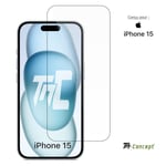 TM-Concept® Verre trempé pour Apple iPhone 15 - 0,26mm - Radian 2.5D