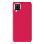 Coque silicone unie Mat Rose compatible Samsung Galaxy A12 5G - Neuf