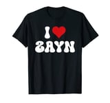 I Love Zayn I Heart Zayn Valentine's Day T-Shirt