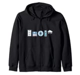 IT GEEK, PC Storage Devices Evolution Computer Nerd Zip Hoodie