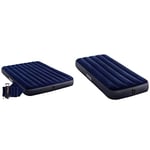 Intex 64765 Matelas Gonflable, Multicolore, 152 x 203 cm & MATELAS CLASSIC DOWNY BLEU