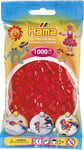 SACHET DE 1000 PERLES A REPASSER HAMA MIDI ROUGE - LOISIRS CREATIFS - 207-05