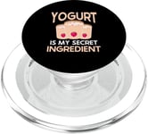 Yogurt Is My Secret Ingredient Fermented Milk Frozen Yogurt PopSockets PopGrip for MagSafe