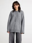 Lindex Stickad hoodie