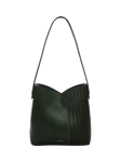 Radley The Cordelia Weave-Embossed Leather Medium Open-Top Shoulder Bag, Racing Green